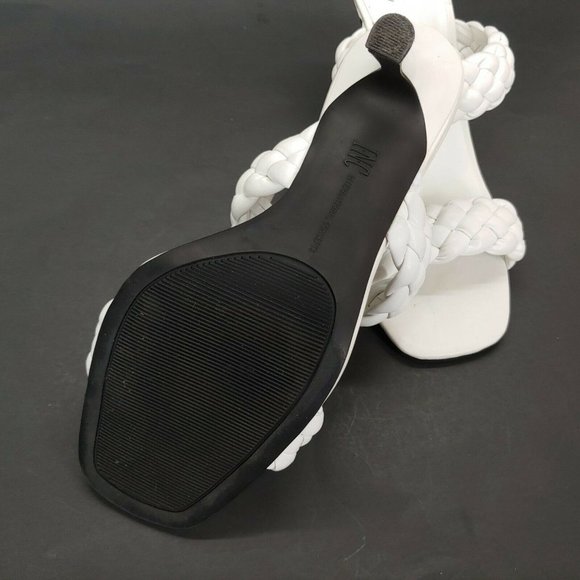 INC International Concepts Womens Lyra Synthetic Braided‎ Sandals White 5.5 - Picture 5 of 10